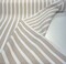 1 Yard Shore Linen Stripe Outdoor Performance Upholstery Fabric 54 Inch Width